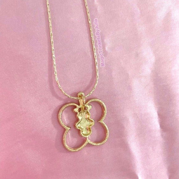 Winx Club Necklace Flora Fairy Dust Bottle Enchantix Believix Fairycore Pendant - Picture 4 of 4